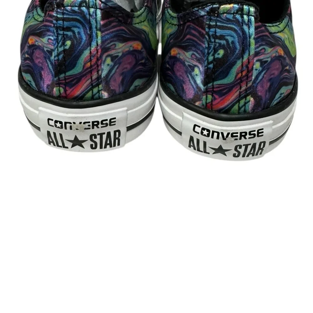 New Converse All Star Ct Ox Satin Swirl Oil Slick 150441C Women Sneakers 7 RARE